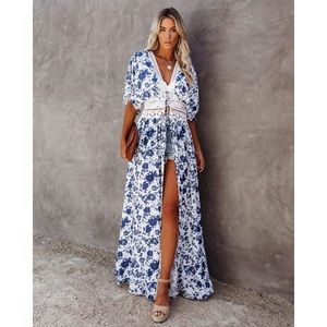 Vici Fear Not Floral Duster Kimono